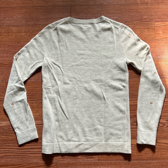 Like New J Crew Sweater with Embroidered Gold Dots - Picture 5 of 8